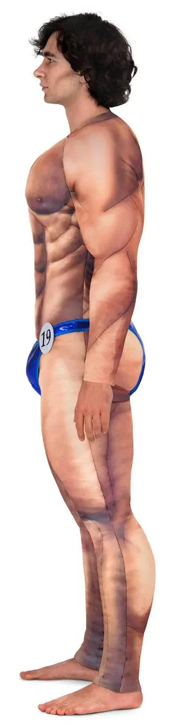 Disfraz de Culturista Fitness Musculoso para Hombre Culturistas Viving